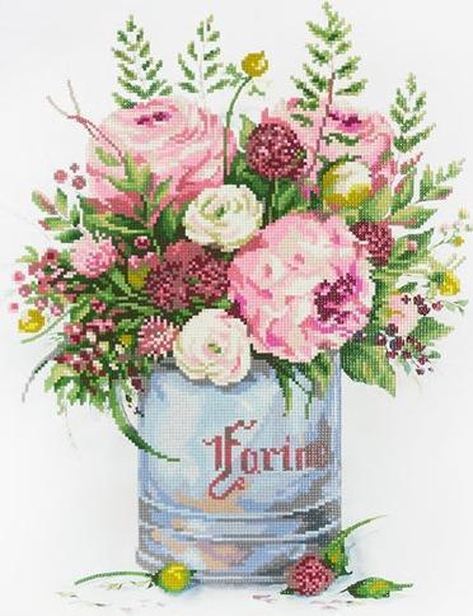 Diamond Painting Freyja Crystal | Watercolour Bouquet
